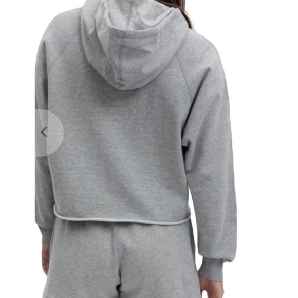 NWT Reigning Champ Lightweight Terry Cut-off Hoodie Heather Grey - Picture 2 of 7